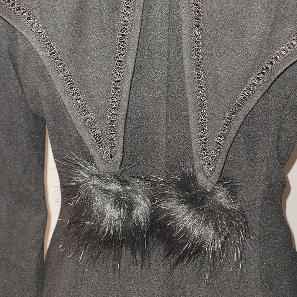 Punk Rave Lolita Doll Victorian Aristocrat Edwardian Hooded Winter A-line Coat - Picture 6 of 14